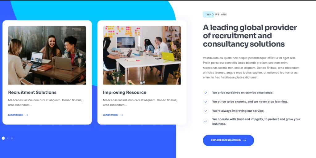 Ogeko - Human Resource Solutions WordPress Theme new variant 