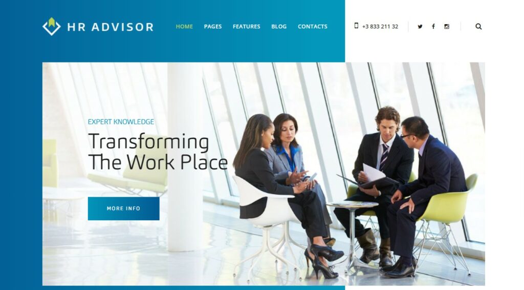 HR Advisor  Human Resources & Recruiting WordPress Theme