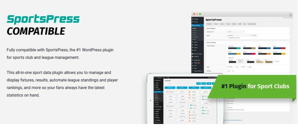 splash includes fixtures lists, league stats