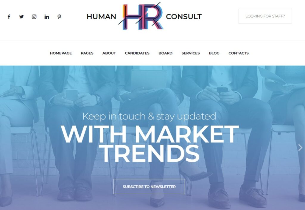 HR Human Consult - Searching & Recruiting WordPress Theme