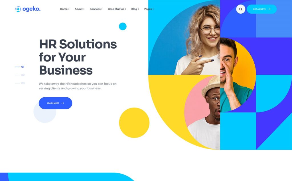 Ogeko - Human Resource Solutions WordPress Theme